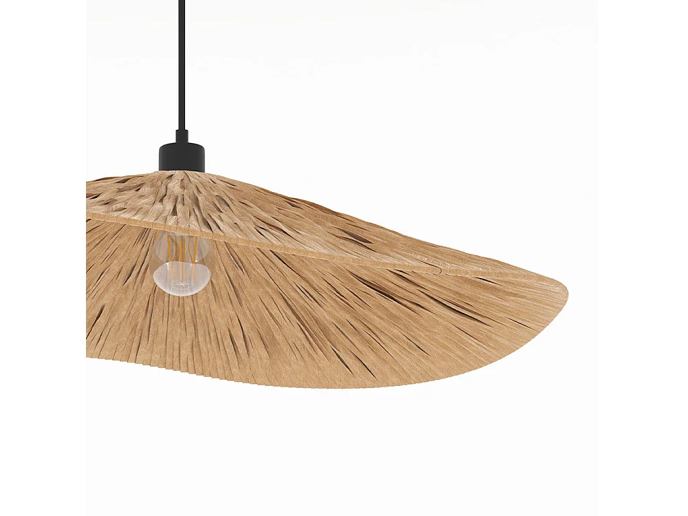 Lámpara de techo de rafia 75 cm - Stellaire