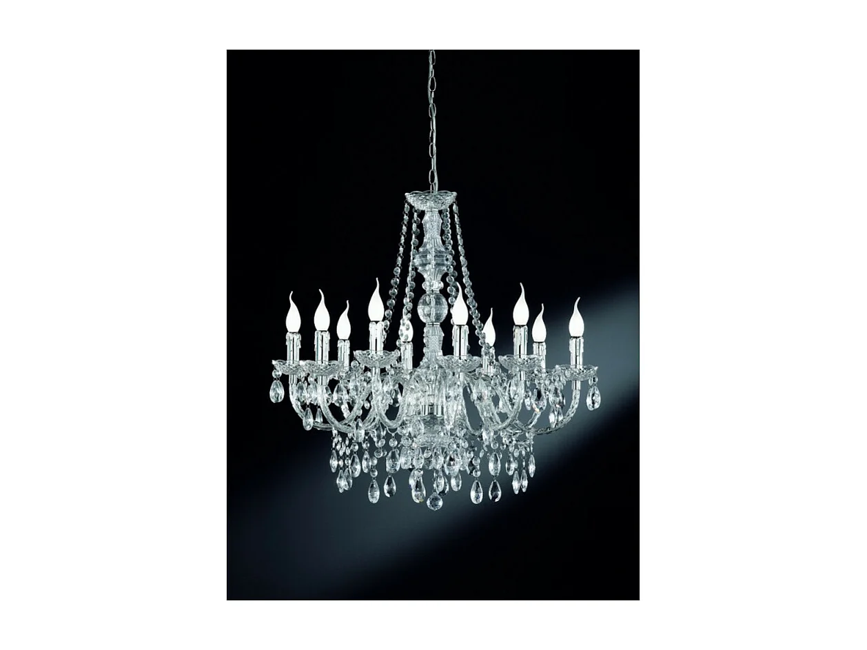 Lustre baroque 10 Lampes