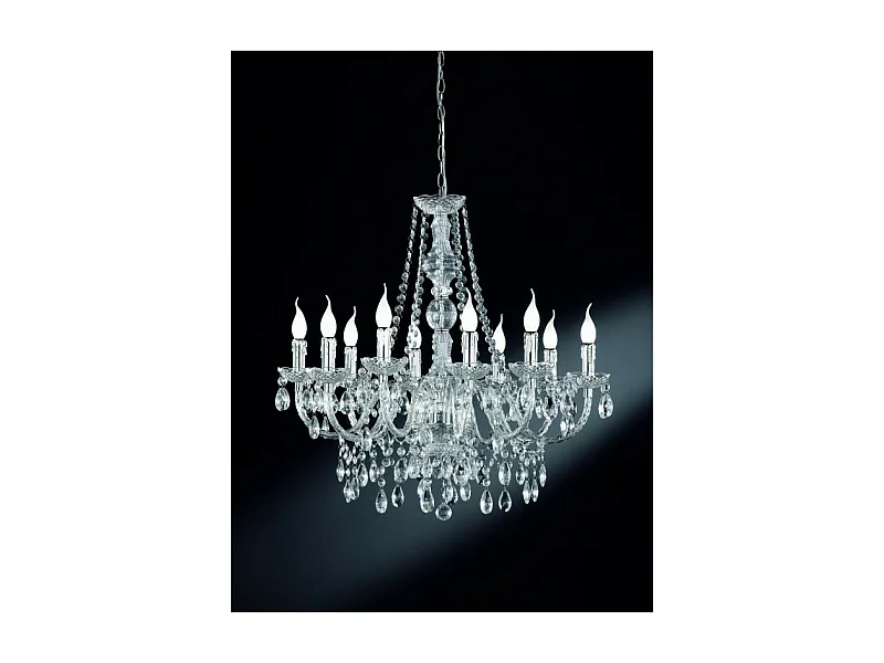 Lustre baroque 10 Lampes