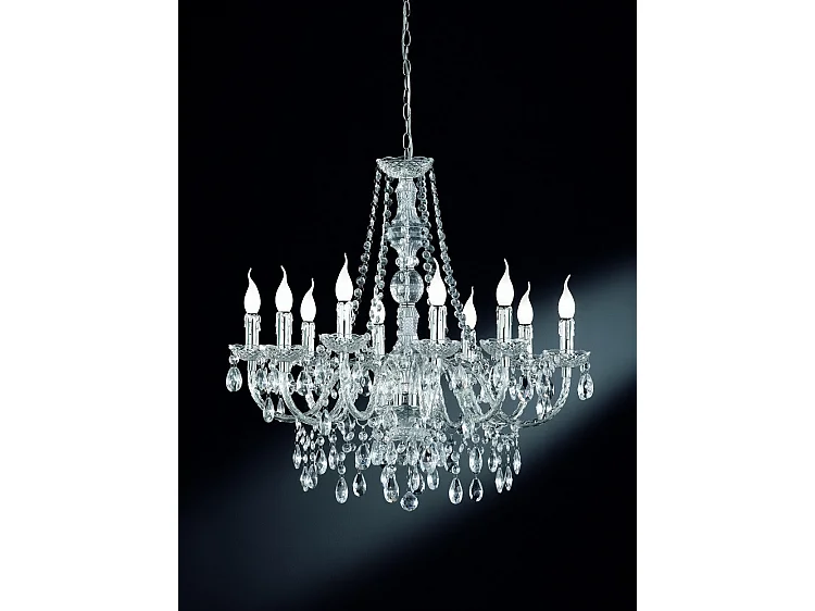 Lustre baroque 10 Lampes