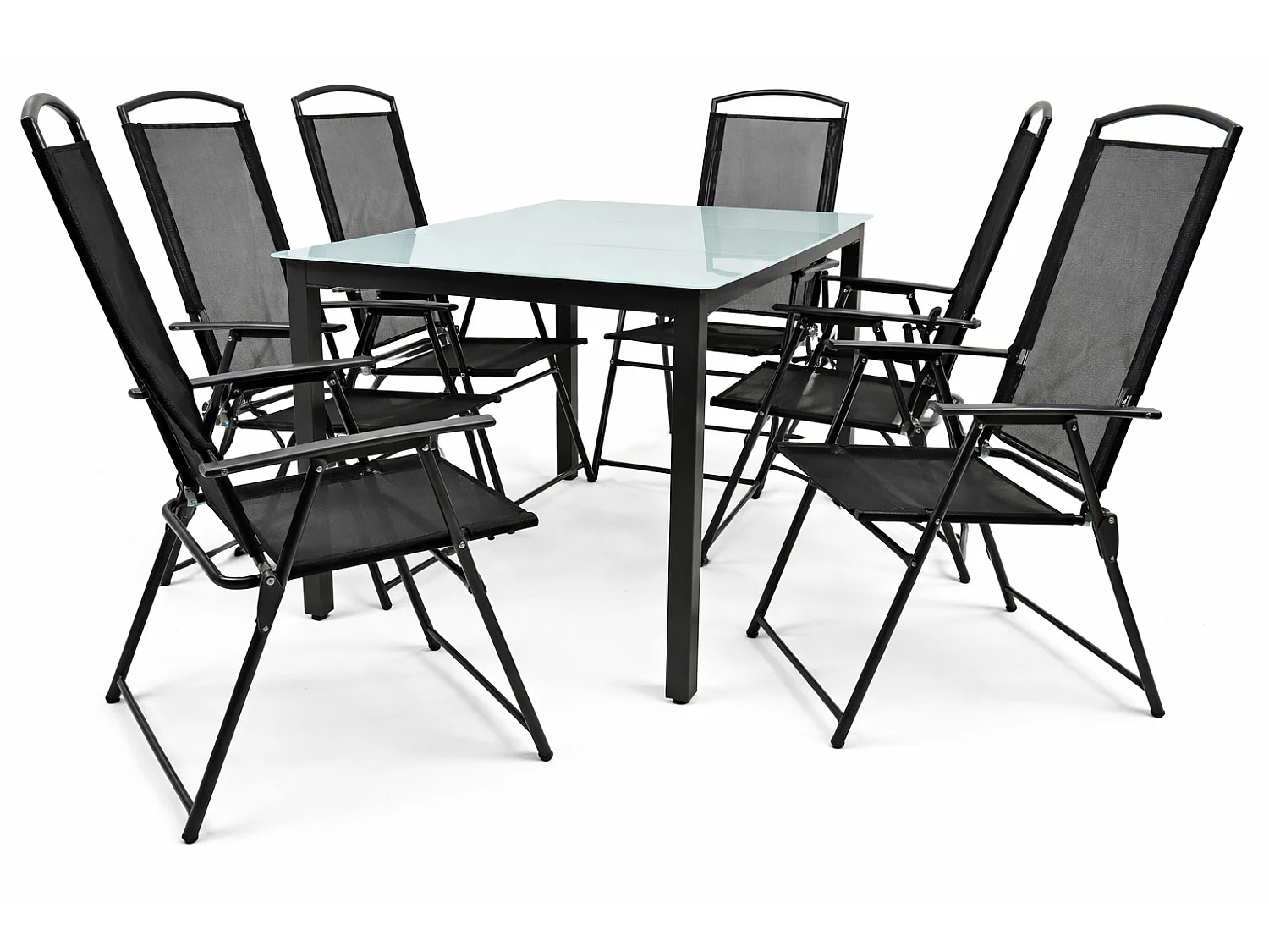 7 stks Zitgroep Tuinmeubilair Set 140M