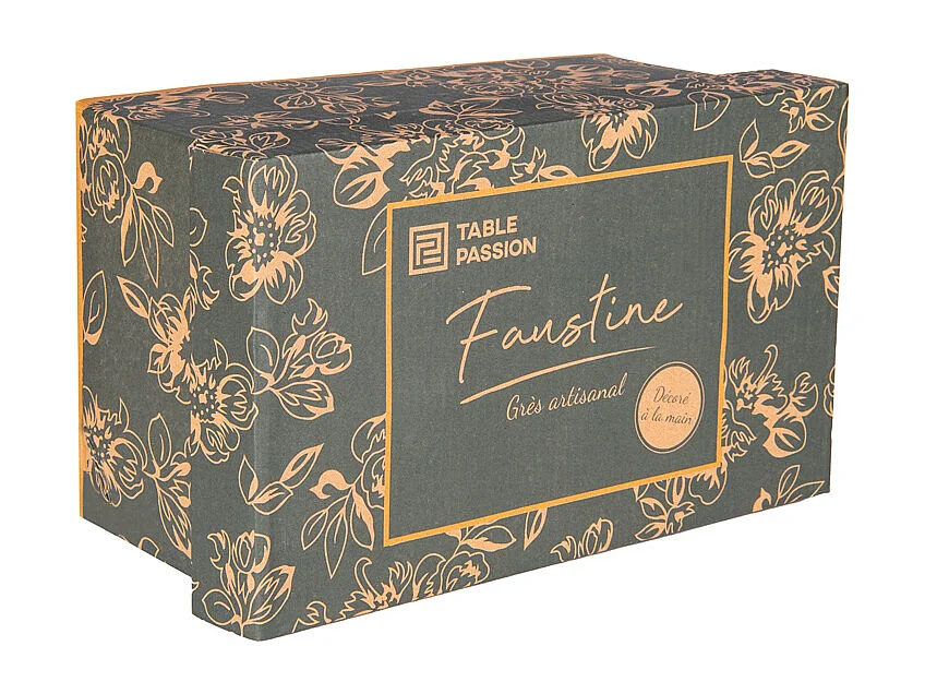 Coffret de 4 bols Faustine 14 cm