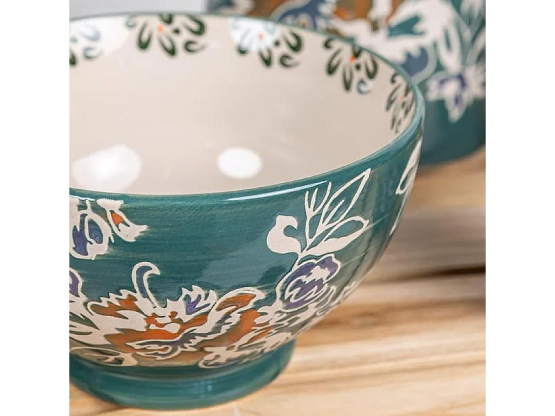 Coffret de 4 bols Faustine 14 cm