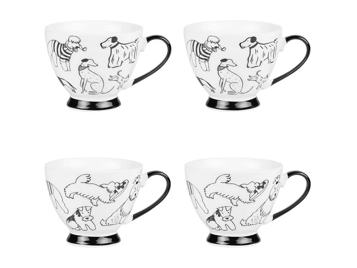 Coffret de 4 tasses Oscar 20 cl