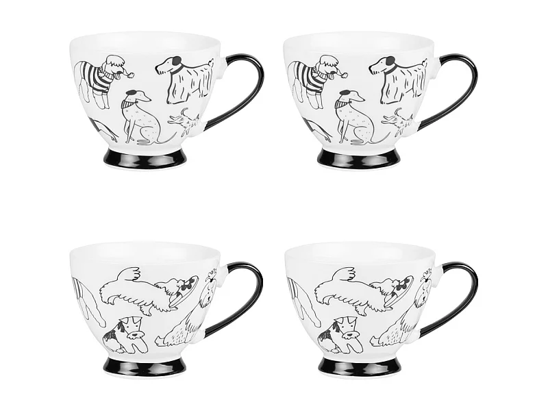 Coffret de 4 tasses Oscar 20 cl