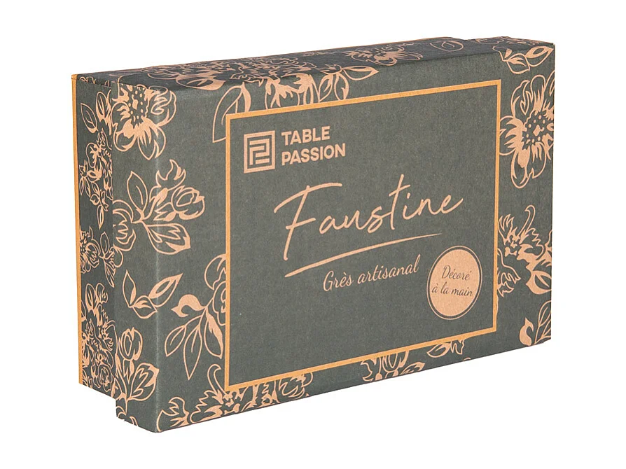 Coffret de 6 tasses Faustine 17 cl