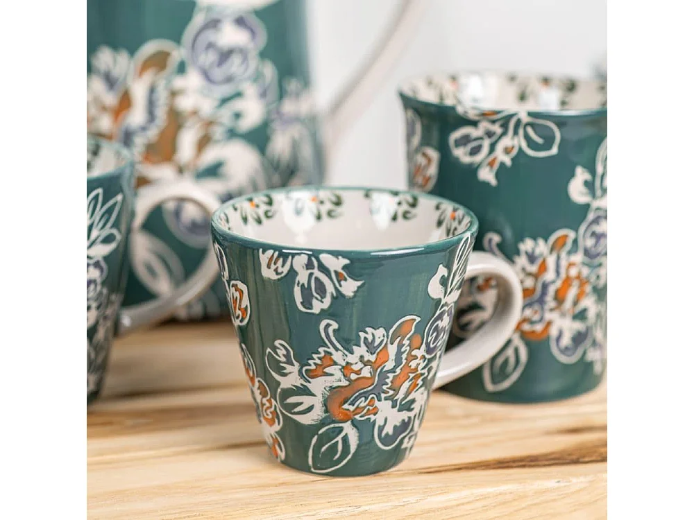 Coffret de 6 tasses Faustine 17 cl