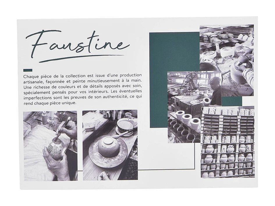 Coffret de 4 gobelets Faustine 7 cm