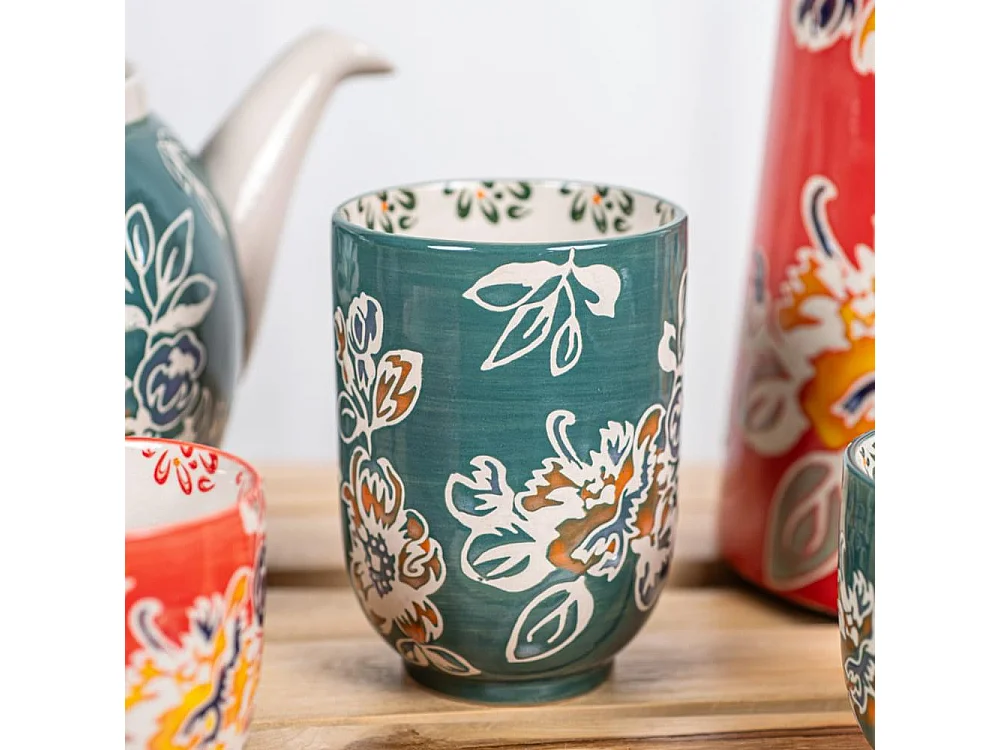 Coffret de 4 gobelets Faustine 7,8 cm