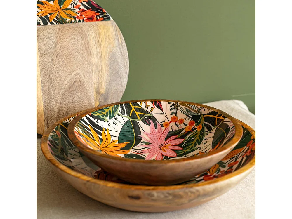 Coupe Taiana en manguier 30 cm