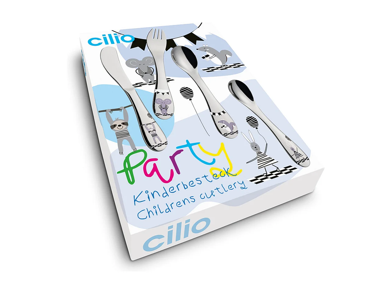 Couverts enfants Party 4 pièces