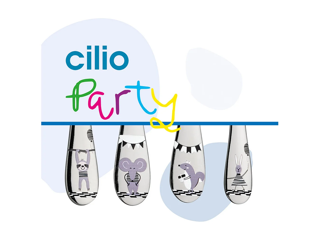 Couverts enfants Party 4 pièces