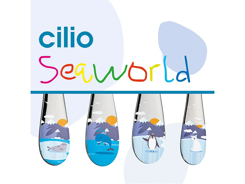 Couverts enfants Seaworld 4 pièces