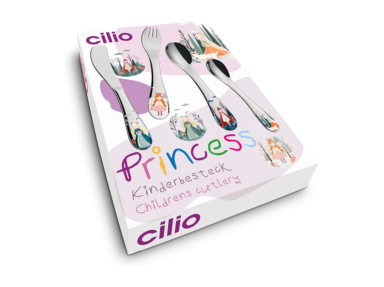 Couverts enfants Princesse 4 pièces