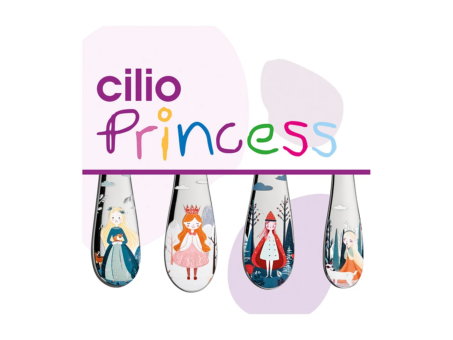 Couverts enfants Princesse 4 pièces