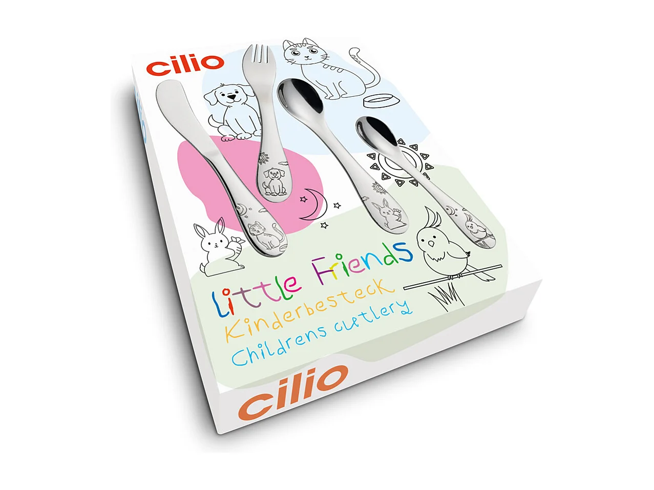 Couverts enfants Friends 4 pièces