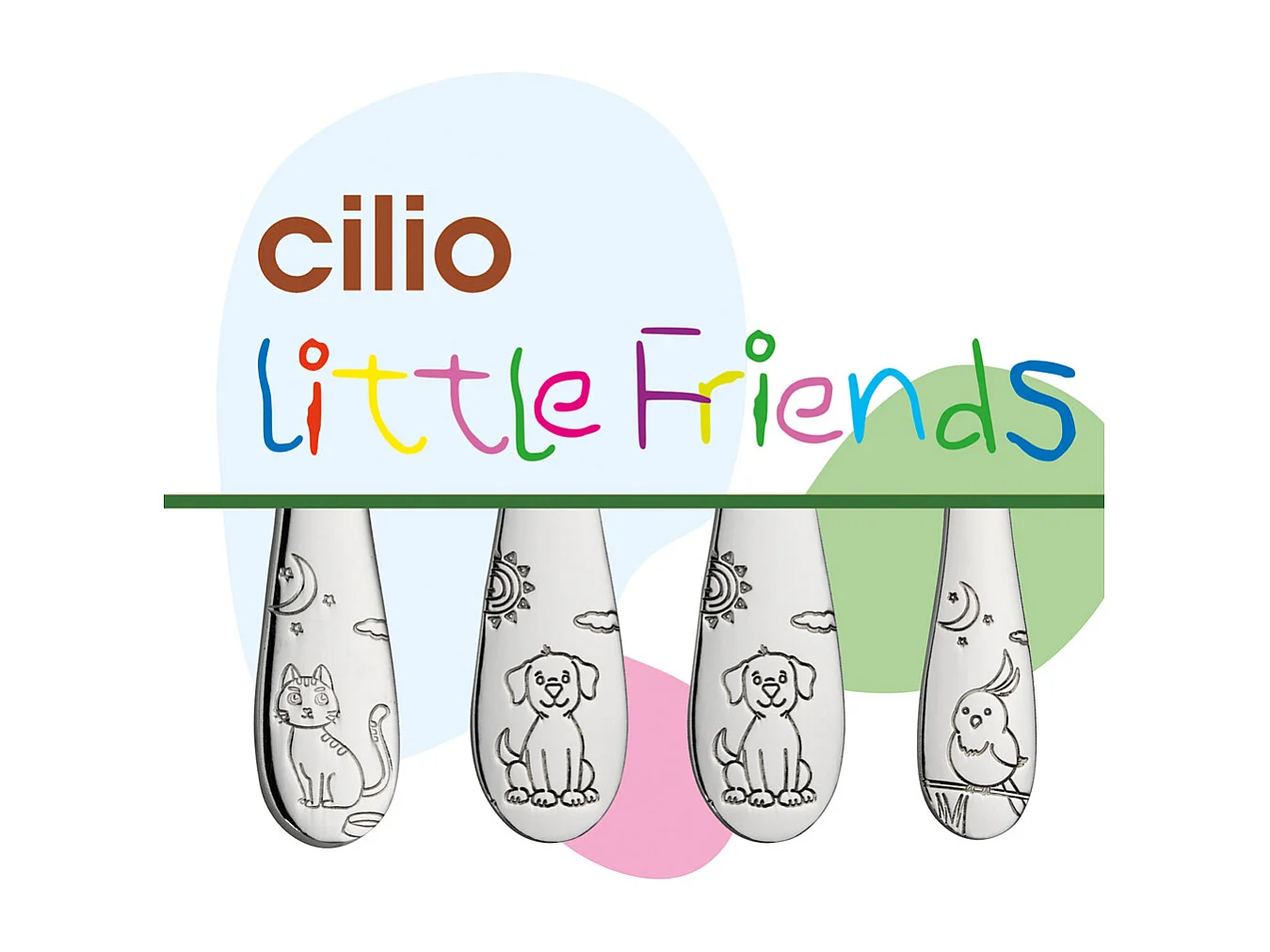 Couverts enfants Friends 4 pièces