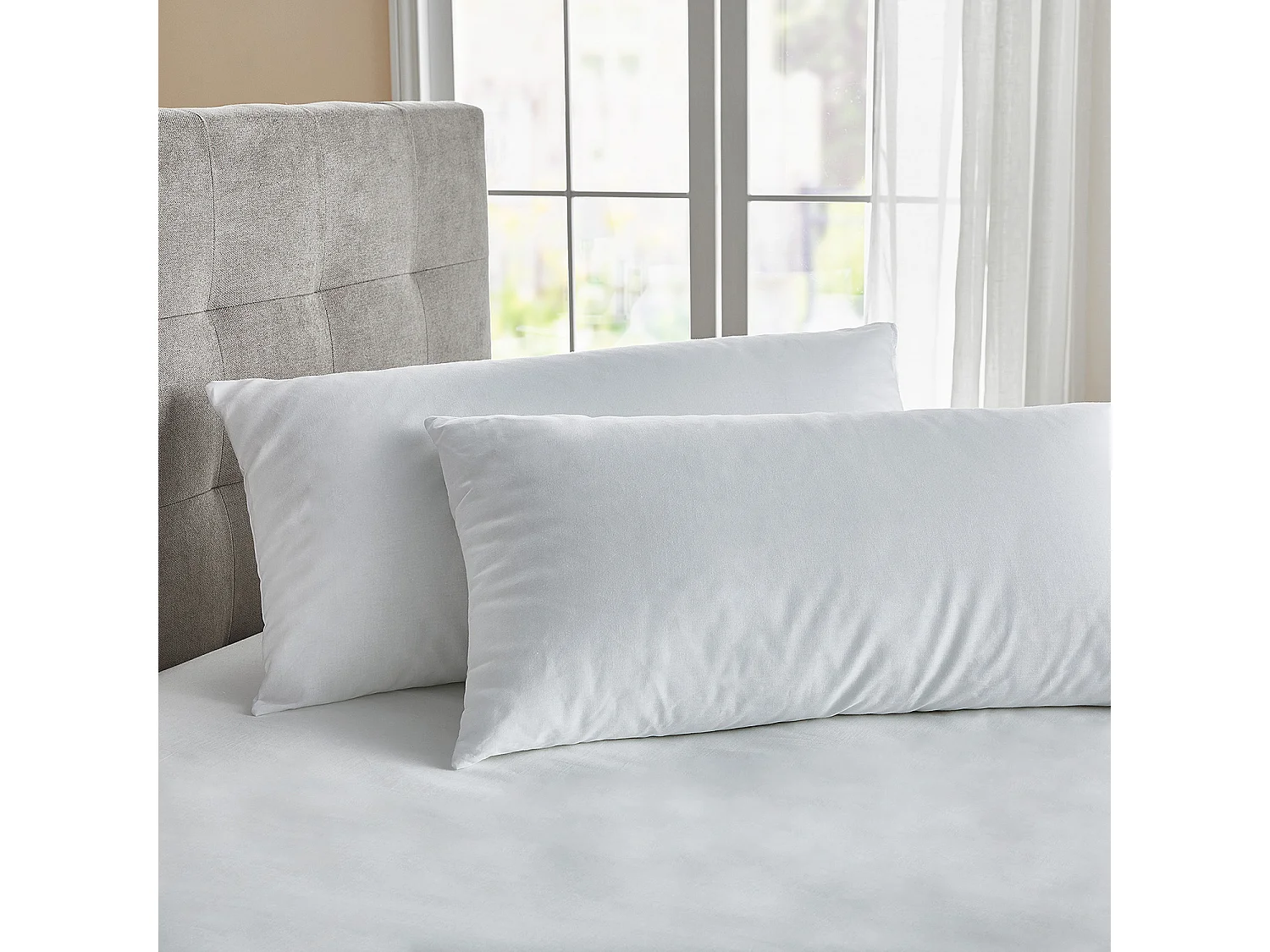 Ademend anti-huisstofmijt vezelkussen met lage stevigheid