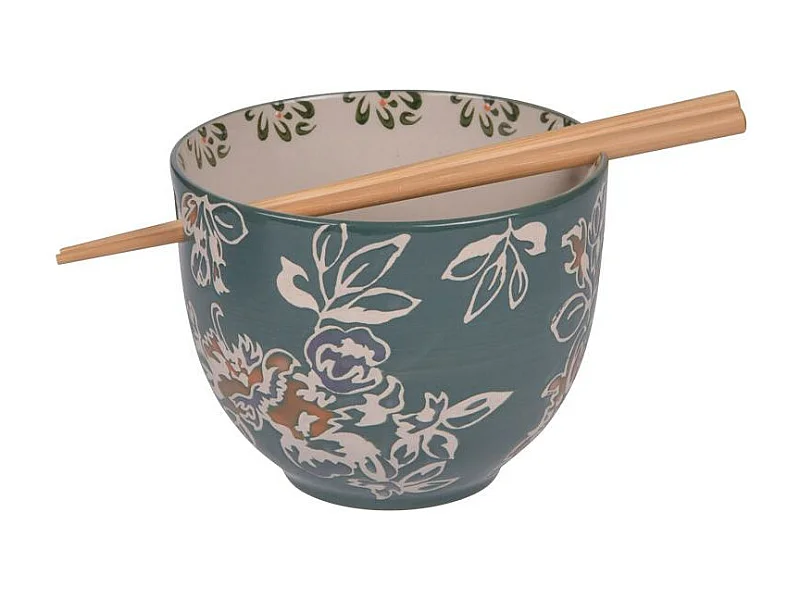 Bol avec baguettes Faustine 13 cm