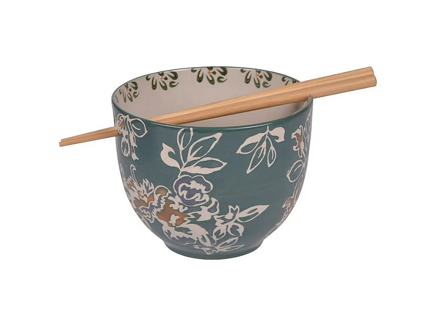 Bol avec baguettes Faustine 13 cm