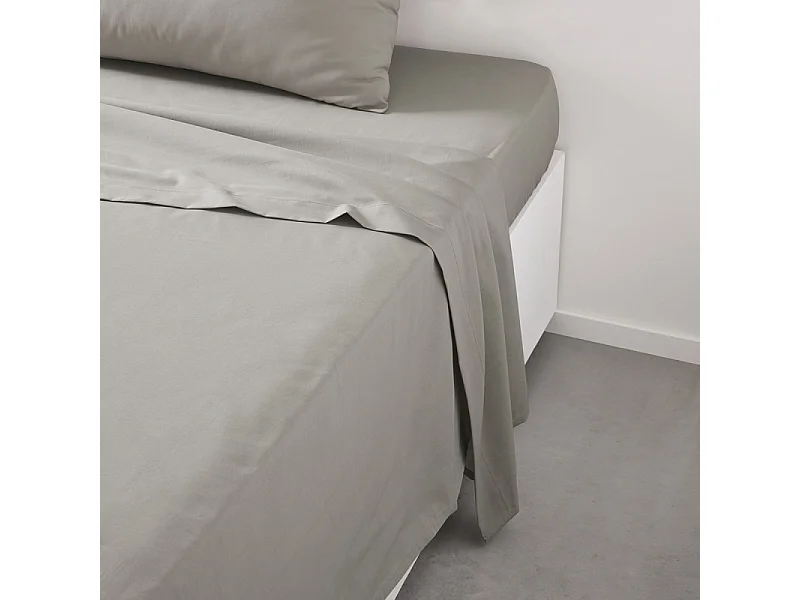 Feuille de comptoir 100% coton qualité 144 fils, en couleurs unies. Linge 240x270cm