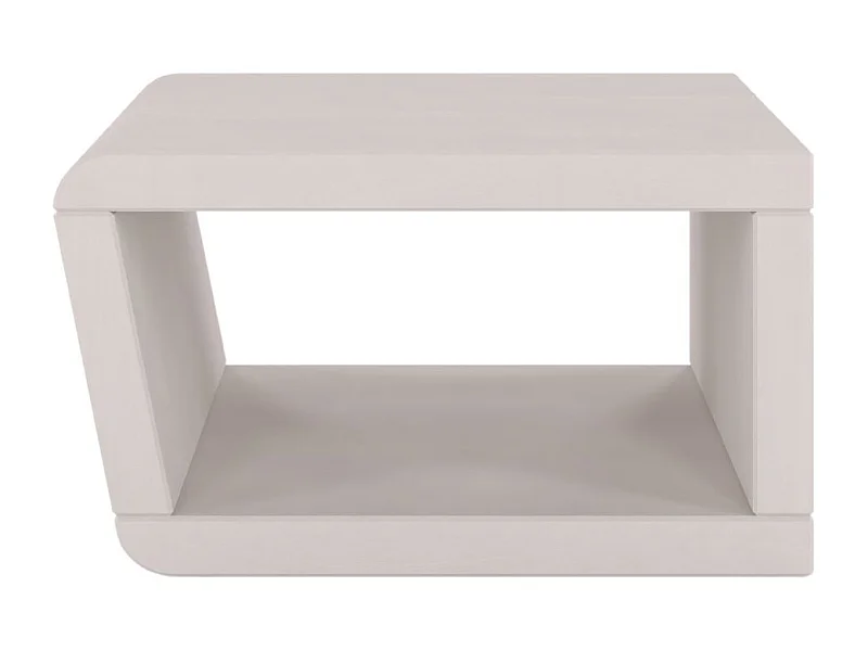 Table de nuit moderne en bois de hêtre massif sans tiroirs Harald / couleur blanche