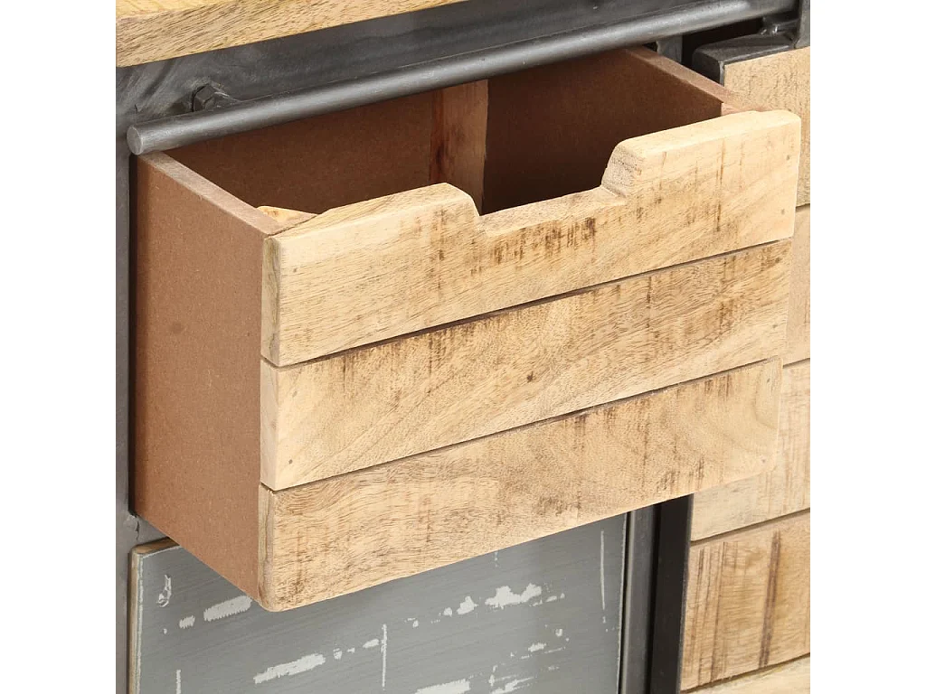 Buffet 60 x 30 x 70 cm Bois de manguier massif