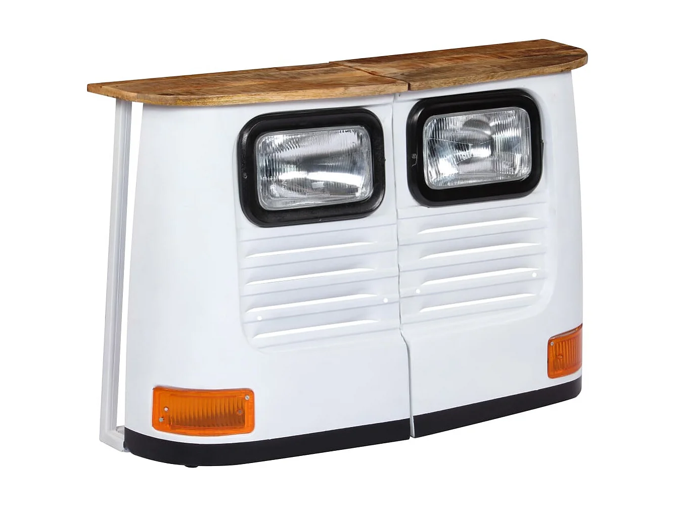 Aparador con forma de camión madera maciza de mango blanco