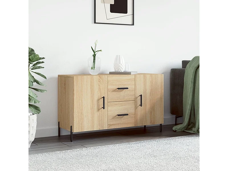 Sideboard Sonoma-Eiche 100x36x60 cm Holzwerkstoff