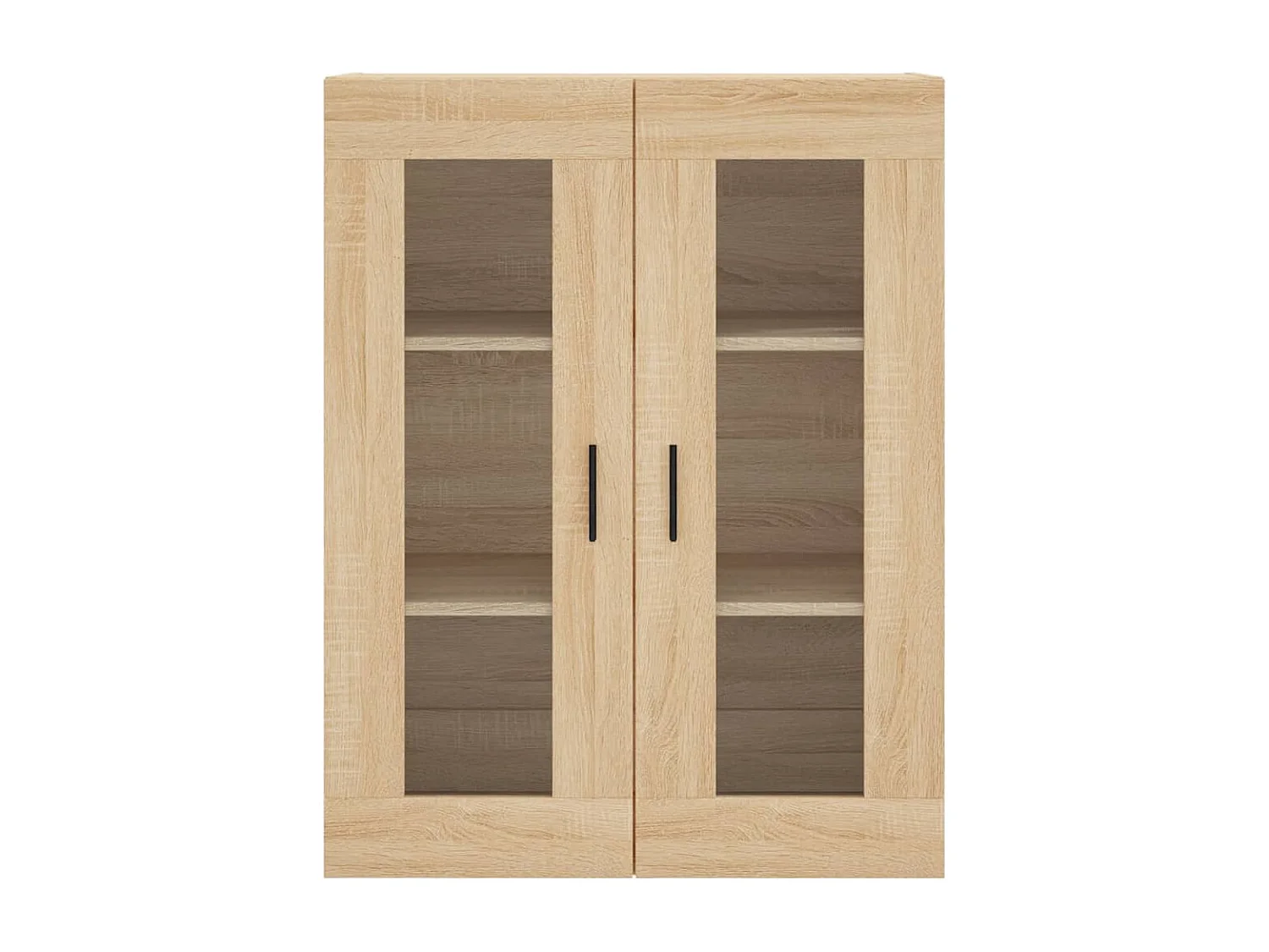 Hoge kast 69,5x34x180 cm bewerkt hout sonoma eikenkleurig