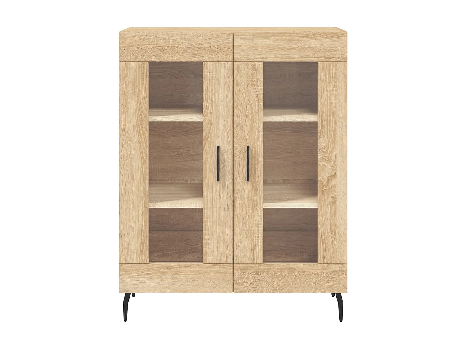 Hoge kast 69,5x34x180 cm bewerkt hout sonoma eikenkleurig