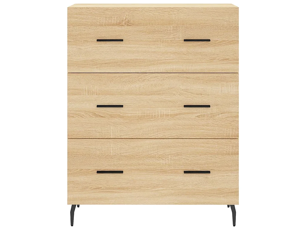 Armário alto 69,5x34x180 cm derivados de madeira cor sonoma