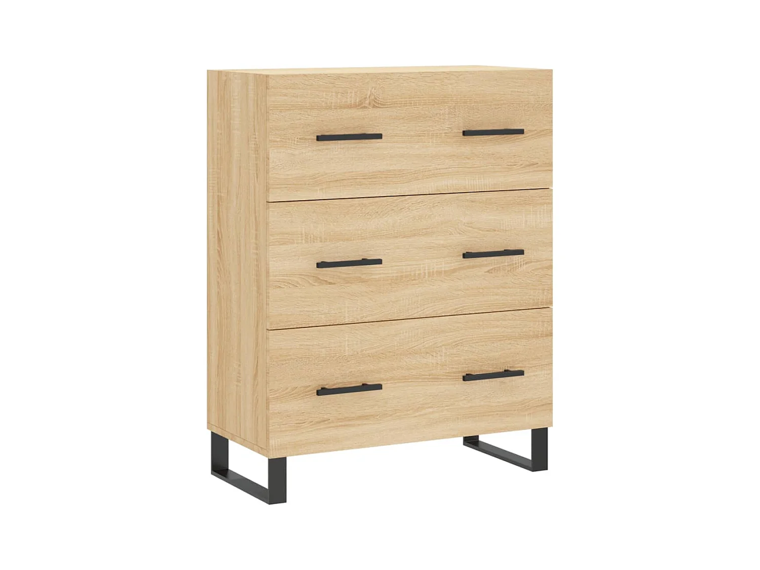 Buffet haut Chêne sonoma 69,5x34x180 cm Bois d'ingénierie