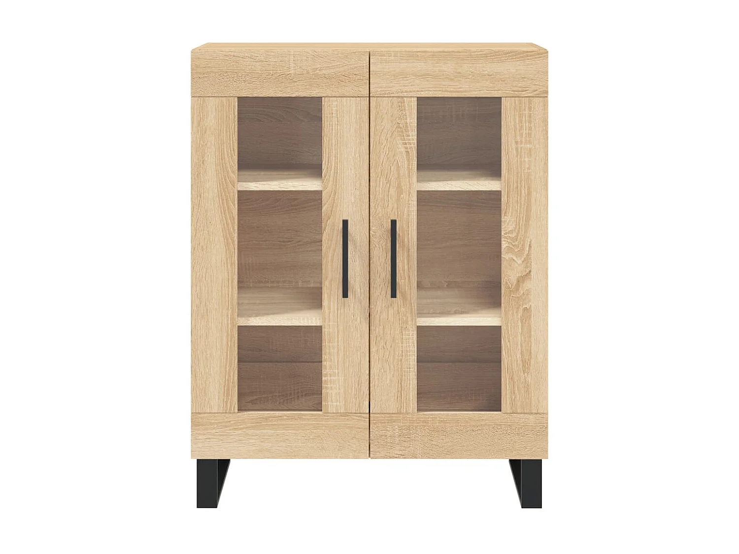 Buffet haut Chêne sonoma 69,5x34x180 cm Bois d'ingénierie