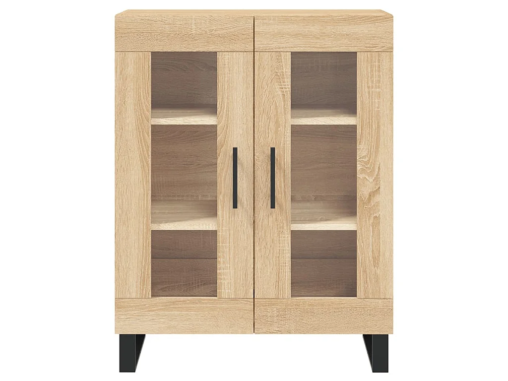 Buffet haut Chêne sonoma 69,5x34x180 cm Bois d'ingénierie