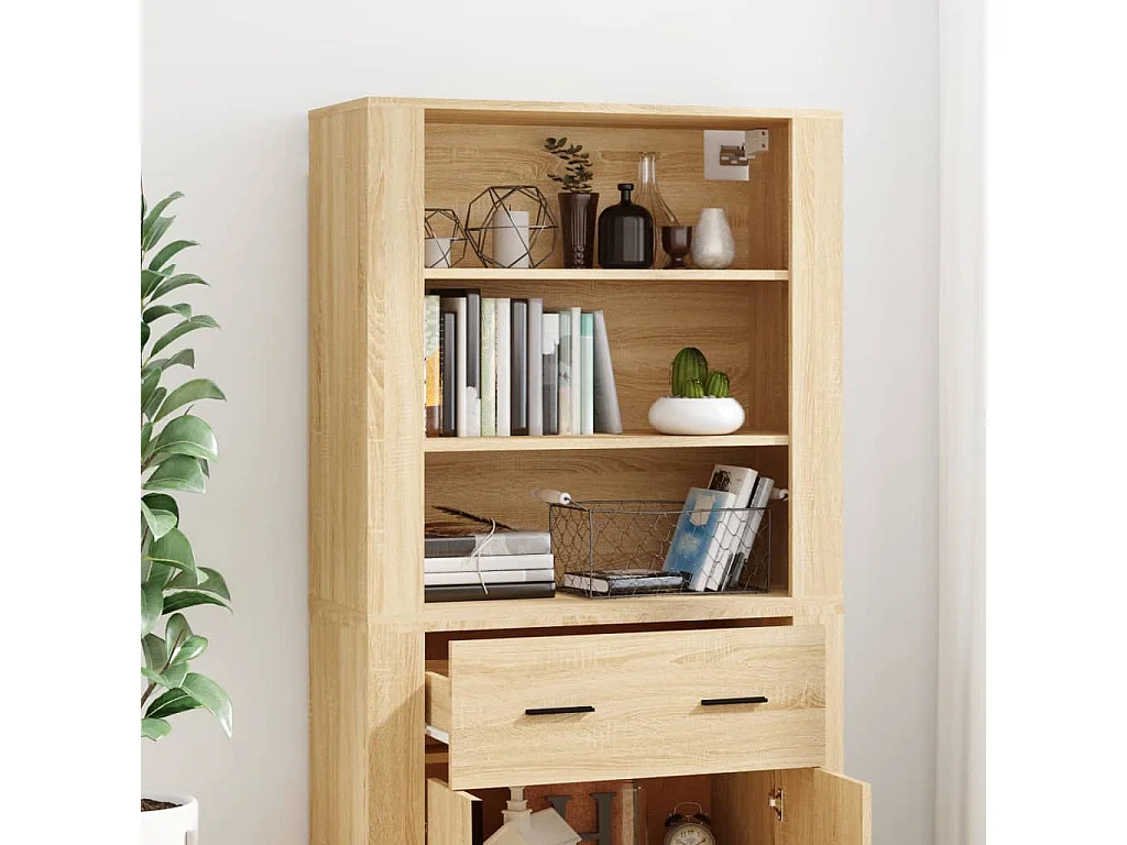 Highboard Sonoma-Eiche Holzwerkstoff