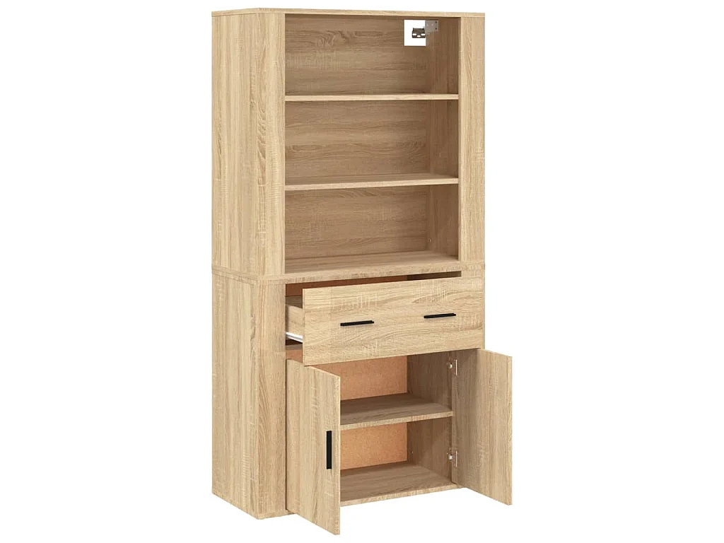 Highboard Sonoma-Eiche Holzwerkstoff