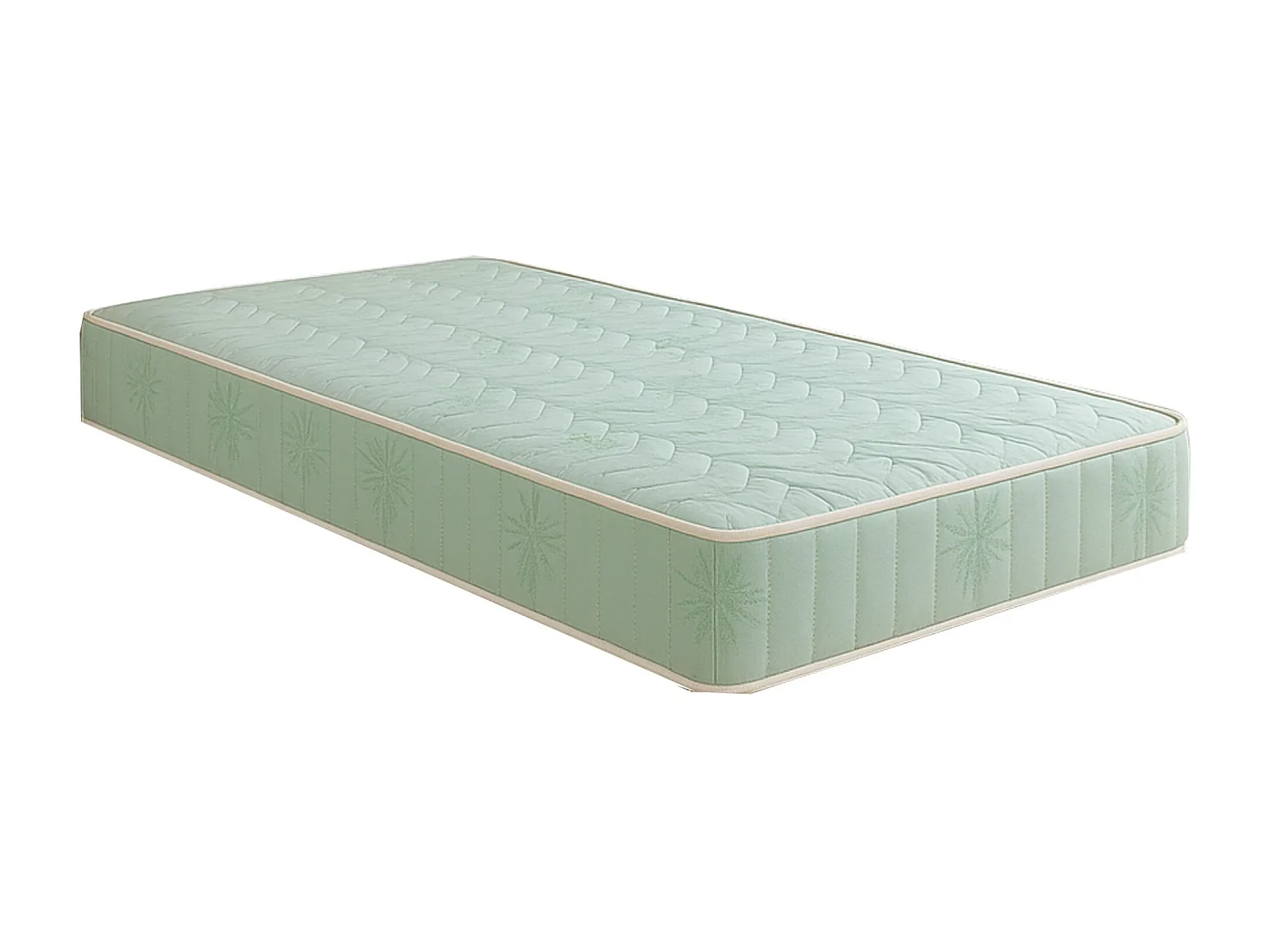 King of Dreams 70x190 cm Ressorts ensaches + 5 cm Memoire de Forme 60 Kg/m3 - Matelas luxe Hauteur +/- 18 cm - Accueil M