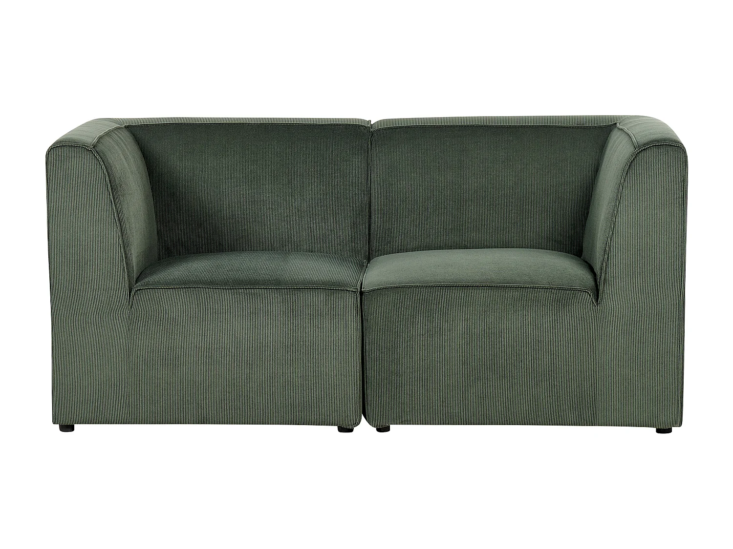 Sofá modular LEMVIG Pana Verde oscuro 2 plazas