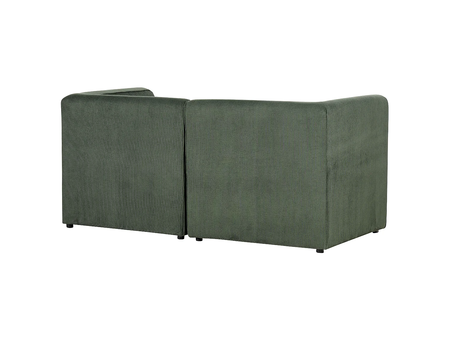 Modulsofa LEMVIG Cord Dunkelgrün 2-Sitzer