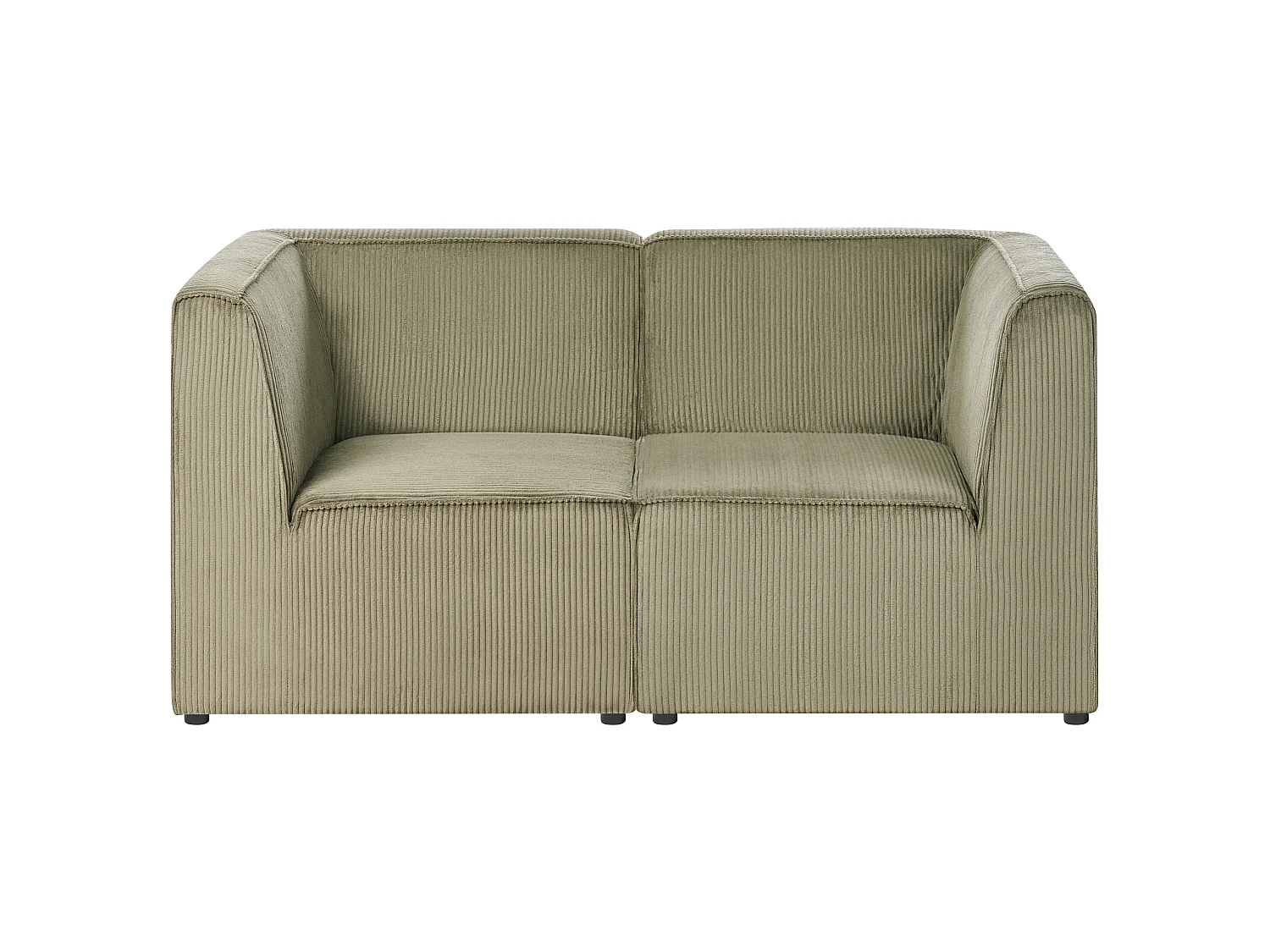 Modulsofa LEMVIG Cord Dunkelgrün 2-Sitzer