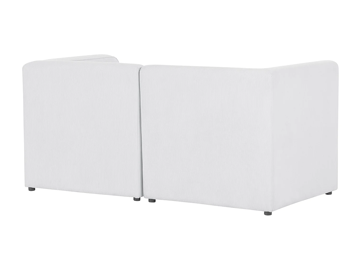 Sofa modułowa LEMVIG Sztruks Złamana biel dla 2 osób