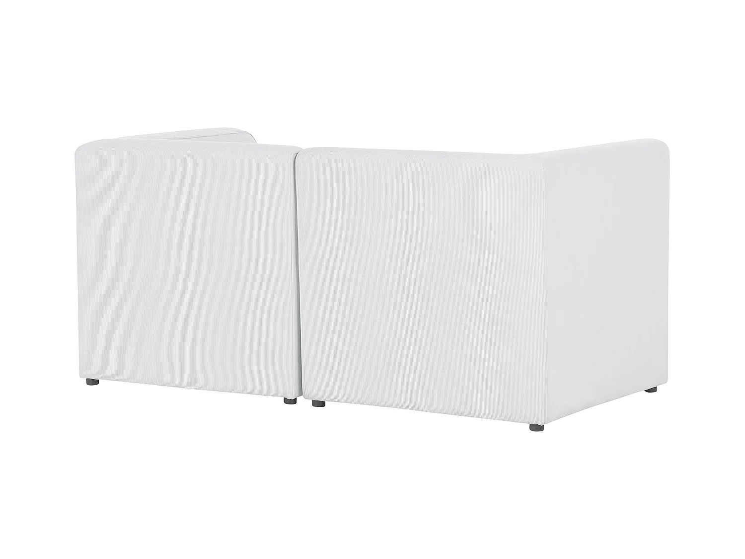 Modulsofa LEMVIG Cord Cremeweiss 2-Sitzer