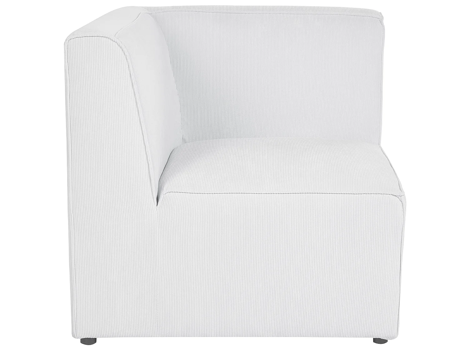 Sofá modular LEMVIG Bombazine Branco creme 2 lugares