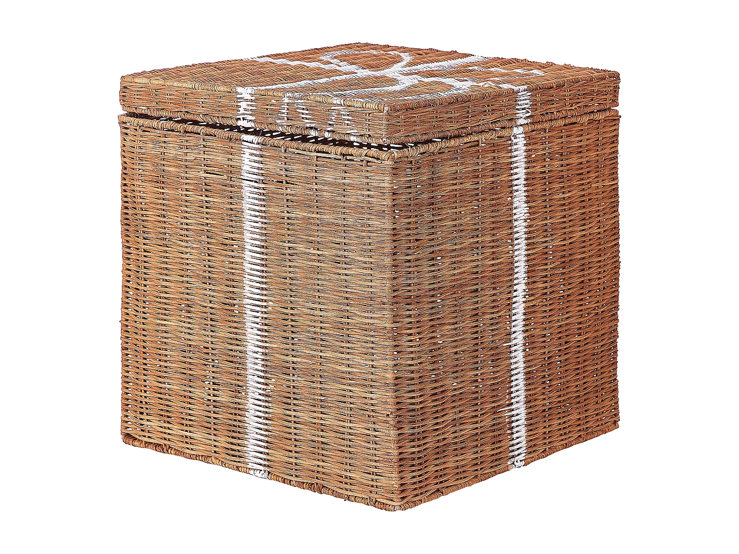 Conjunto de 3 cestos Presentes de Natal CADEAU Rattan Natural