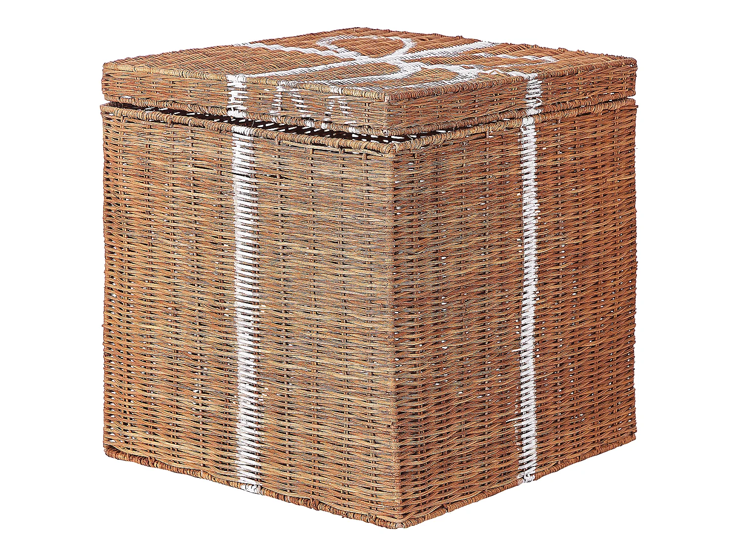 Zestaw 3 koszy Prezenty świąteczne CADEAU Rattan Naturalny