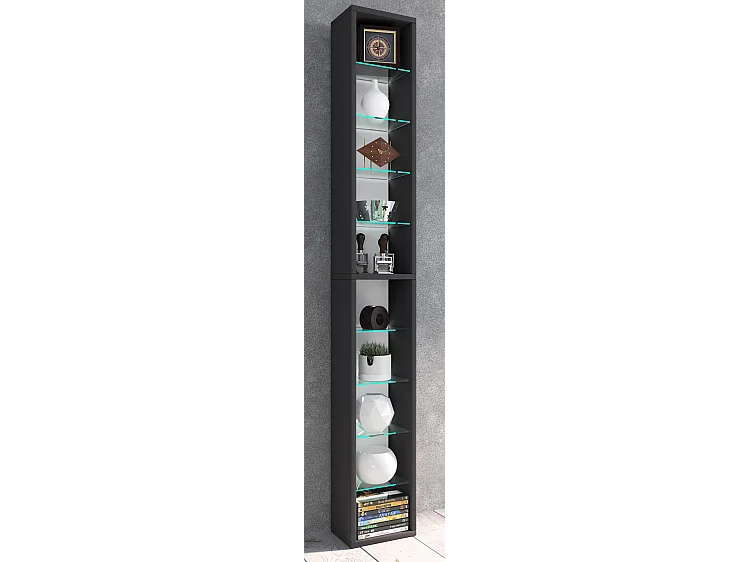 Supporto CD DVD in legno Scaffale decorativo Rasato