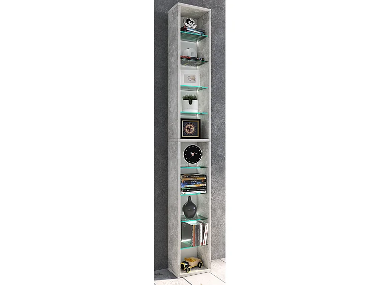 Supporto CD DVD in legno Scaffale decorativo Rasato