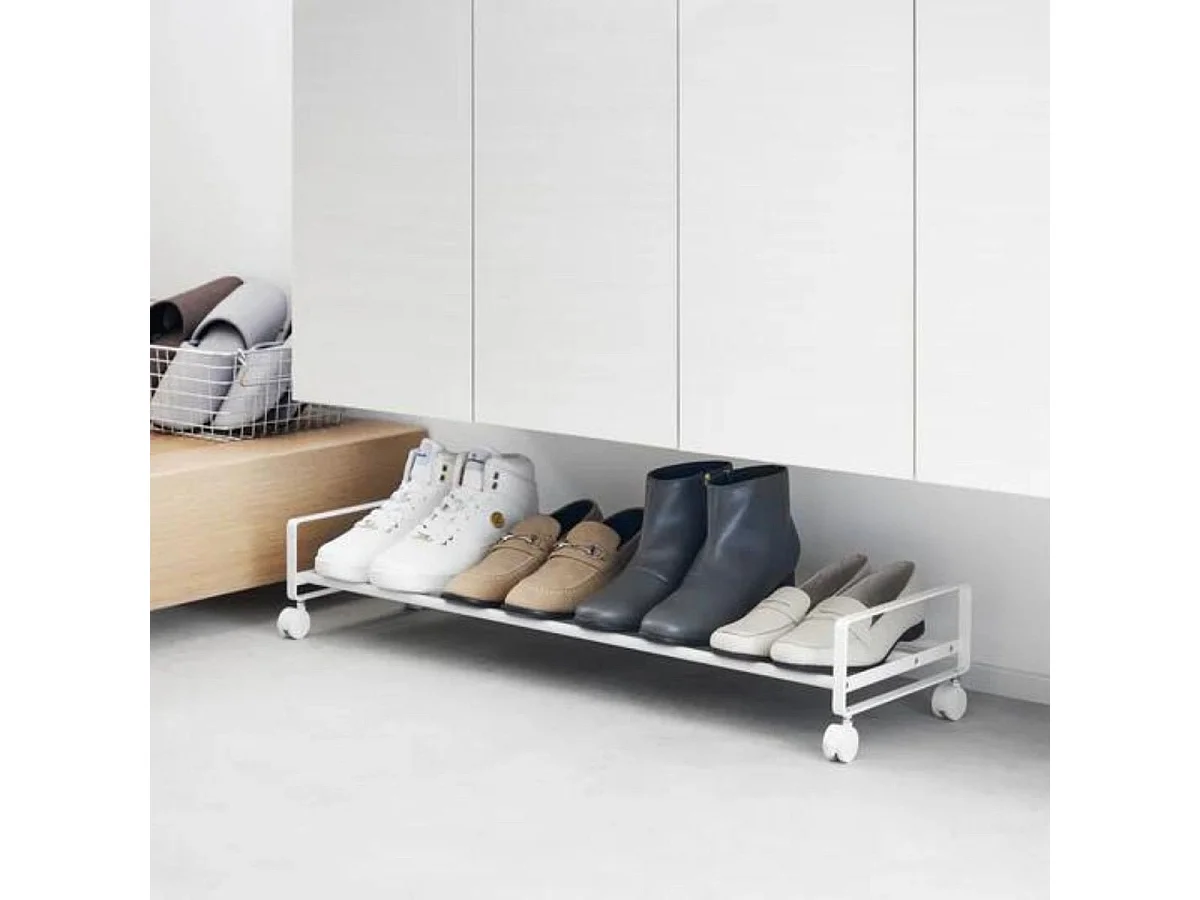 Etagère à chaussures sur roulettes L83,5 cm - TOWER