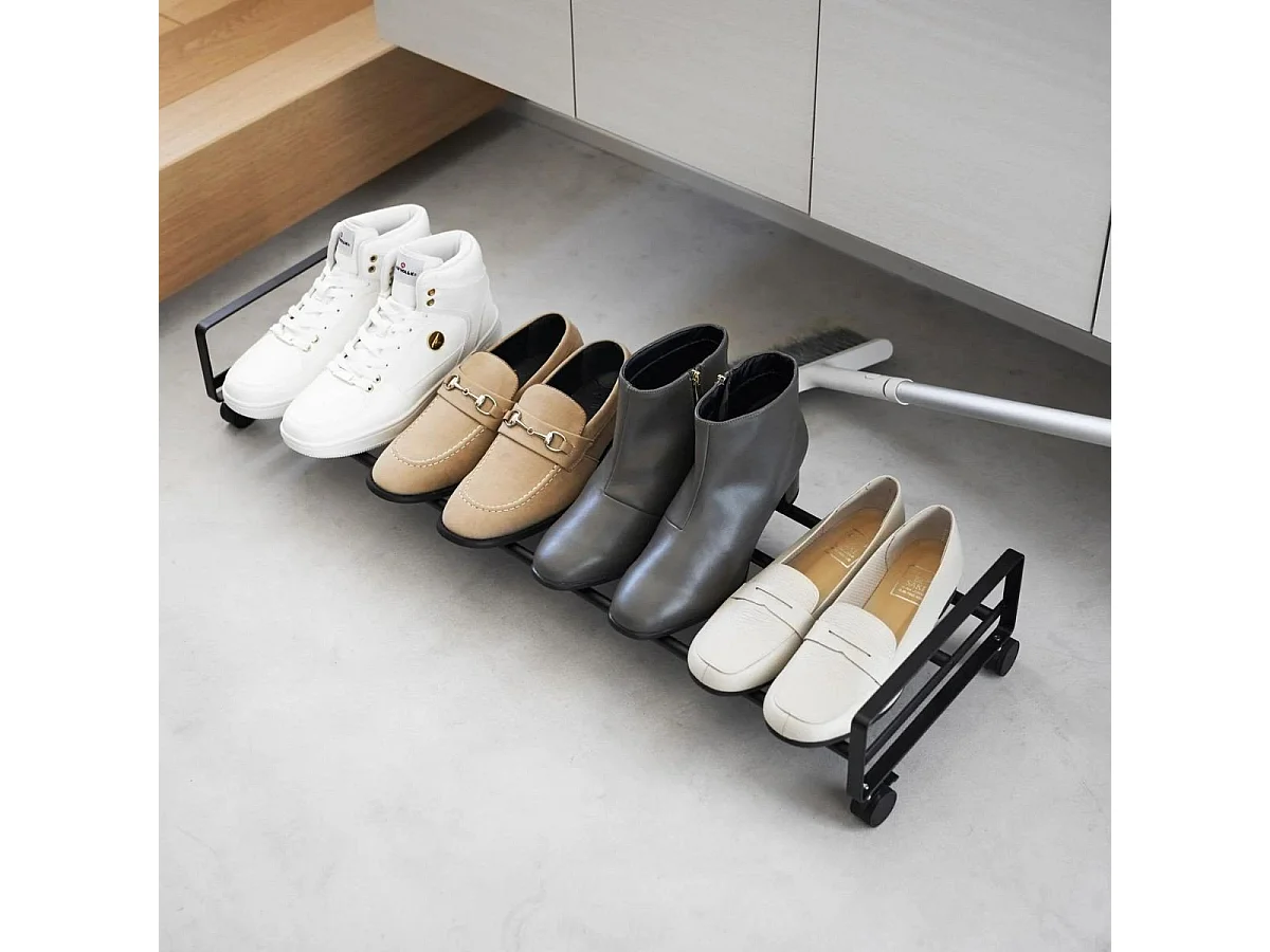 Etagère à chaussures sur roulettes L83,5 cm - TOWER